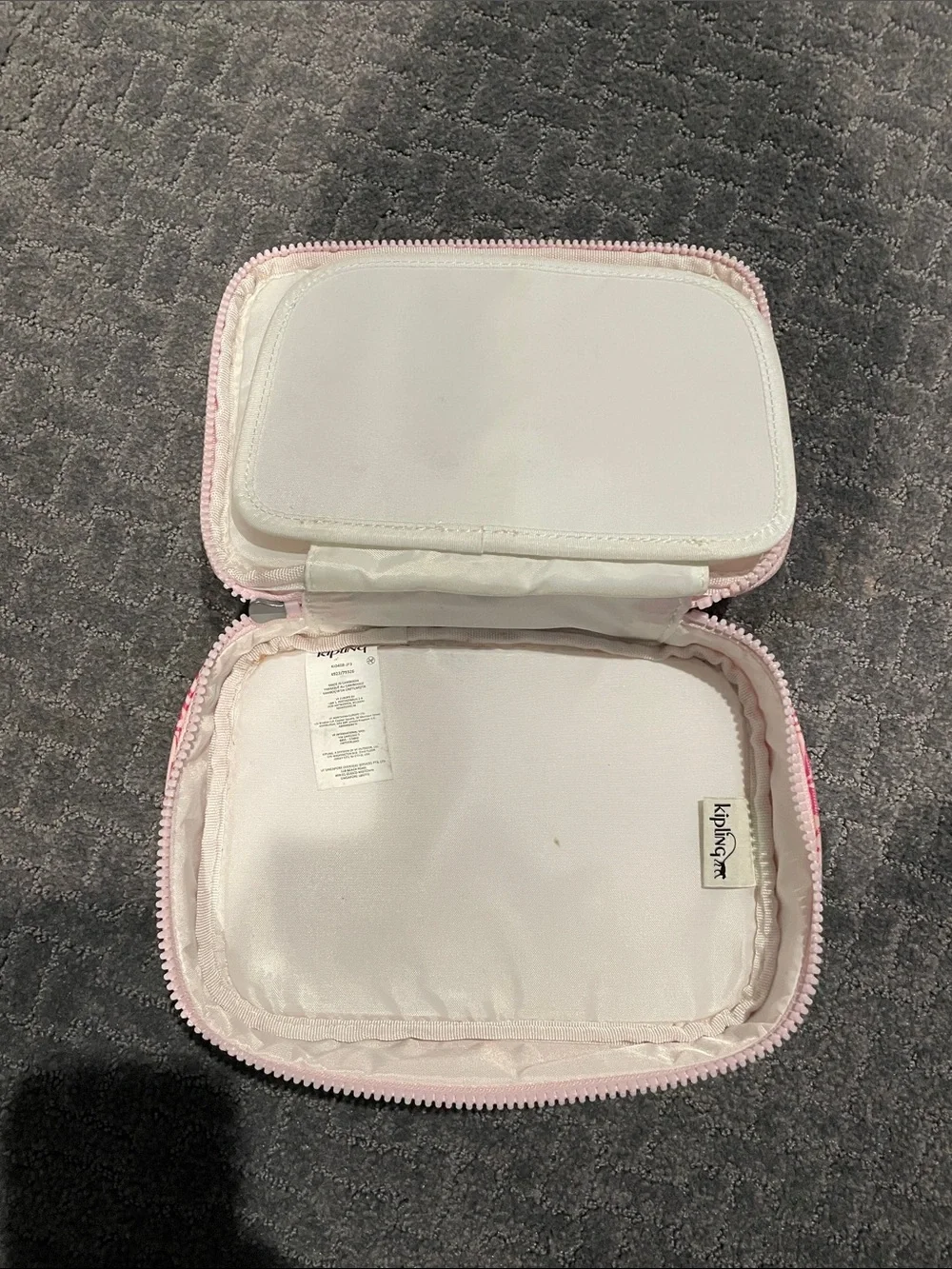 Kipling Pink Star-Print pencil case